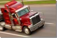 Truck accident speeding semi
