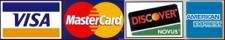 Divorce advice credit card logos